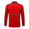 Manchester United Ensemble Vestes d'Entraînement 22-23 Rouge Noir Pour Homme